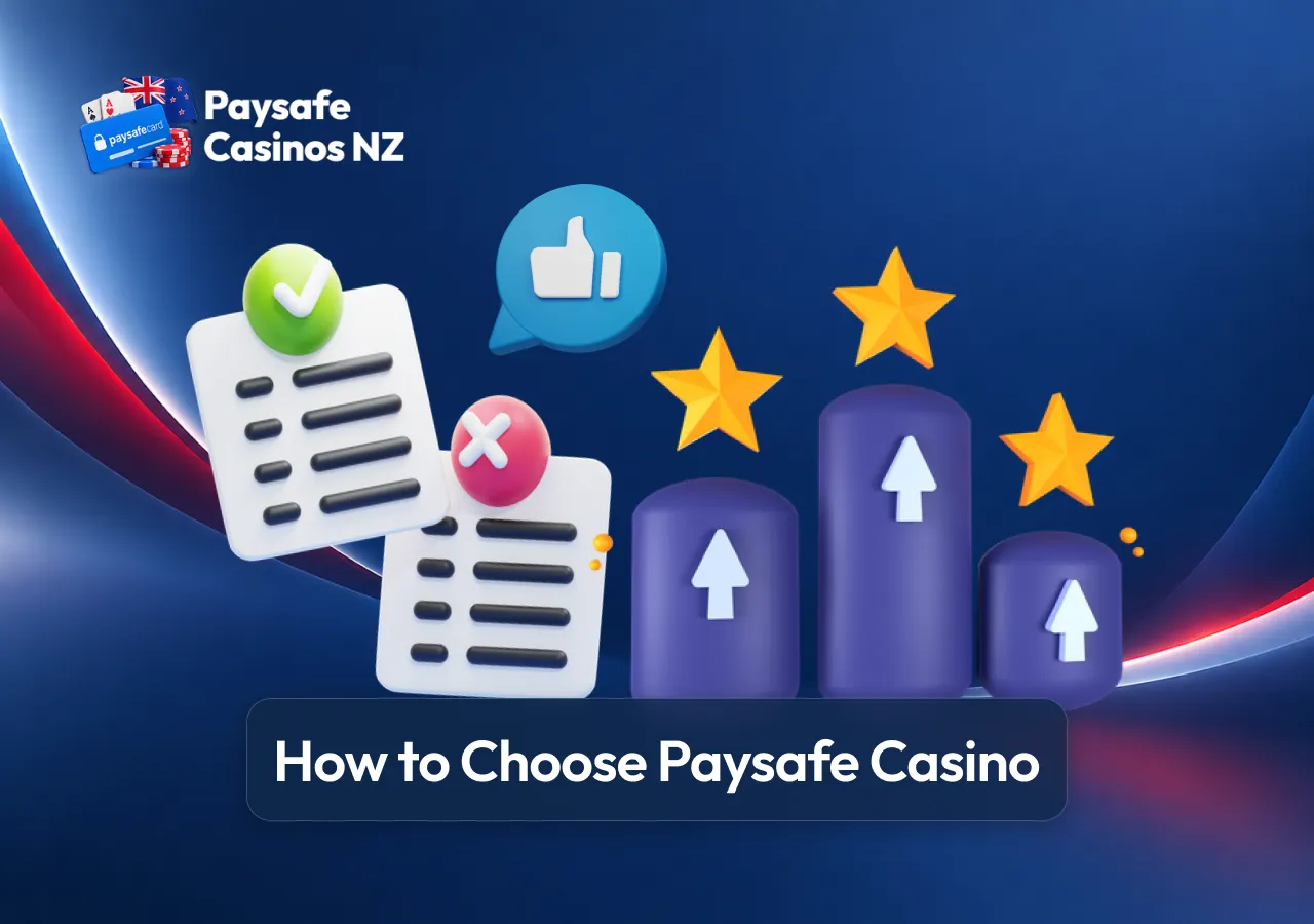 Paysafe Casinos NZ can be compared by minimum deposit requirements and payment options.